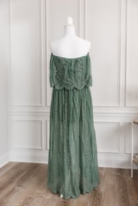 Image 2 of Item 12: Baltic Born Green Lace Dress SMALL