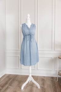 Image 1 of Item 15: H&M Denim Maternity Dress SMALL