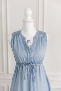 Image 4 of Item 15: H&M Denim Maternity Dress SMALL