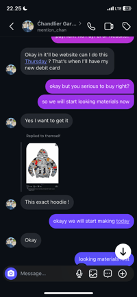 Image 2 of CUSTOM ORDER GAP ZIP HOODIE SIZE S FOR CHANDLIER