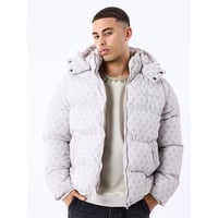 Doudoune Monogramme "Apex" Gris Clair