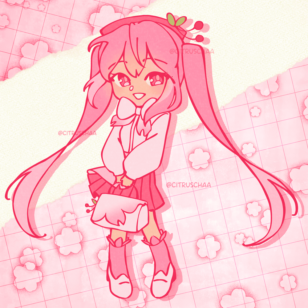 Image of Sakura Miku Sticker Pack