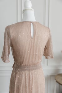 Image 3 of Item 33: Baltic Born Blush Sequin Dress MEDIUM