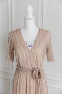 Image 4 of Item 33: Baltic Born Blush Sequin Dress MEDIUM