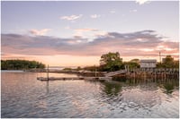 Image 2 of CLOSEOUT FRAMED PRINT! 12x18 ✨ LOCAL PICKUP ONLY ✨ - Harmonious Retreat | Boothbay Maine