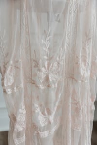 Image 6 of Item 39: J&J Sheer Blush Lace Dress MEDIUM
