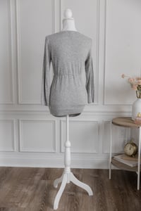 Image 2 of Item 40: H&M Gray maternity sweater MEDIUM