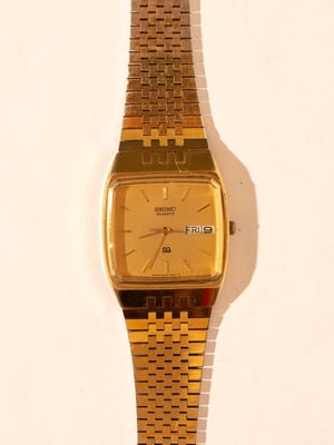 80s seiko gold "square"