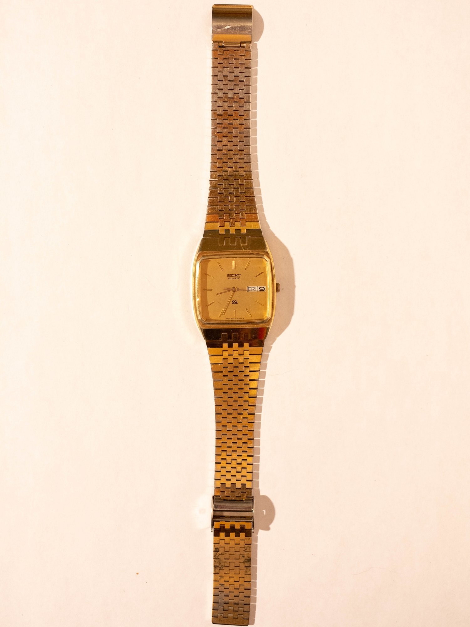 80s seiko gold "square"