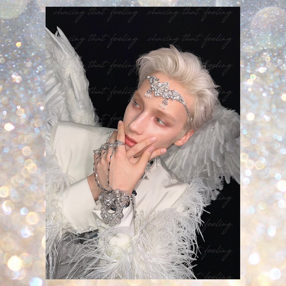 Image of Huening Kai 'The Star Chapter: Together' Behind Photo