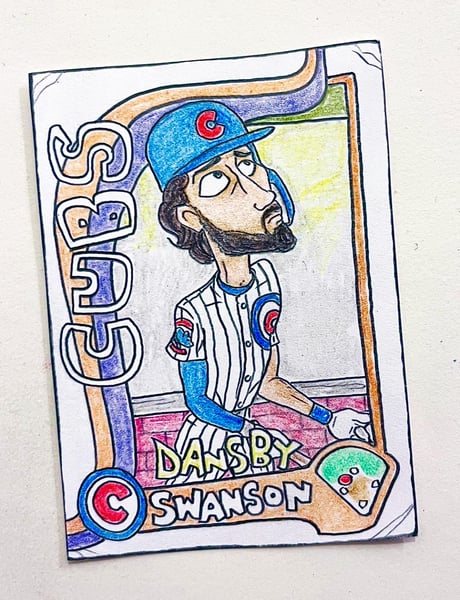 Image of Original pencil artwork—Dansby Swanson