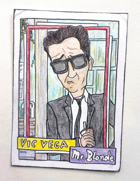 Image of Original pencil artwork—Mr Blonde, Reservoir Dogs