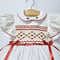 Image of Heirloom Smocked Holiday Bow Dress - White