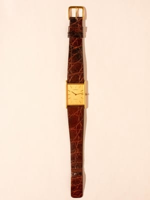 80 seiko lassale gold tank