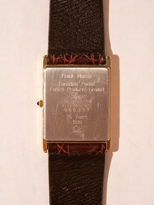 80 seiko lassale gold tank