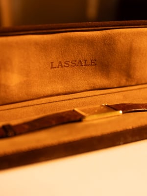 80 seiko lassale gold tank