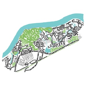 Image of Thamesmead London Type Map