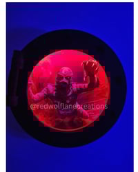 Image 4 of Large Light-Up Creature from the Black Lagoon Porthole (13.5")