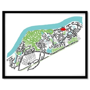 Image of Thamesmead London Type Map