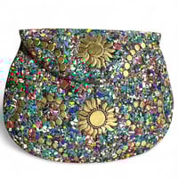 RAMLA- Handmade Tiny Tiles Colorful Bag