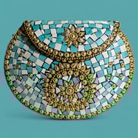 Image 1 of RAMLA- Handmade Gold and Tiles.