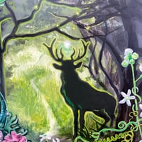 Image 3 of Enchanted Forest ~ Original oil painting