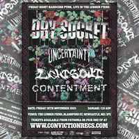 DRY SOCKET (USA) / UNCERTAINTY + More @ The Lubber Fiend 28/11/25