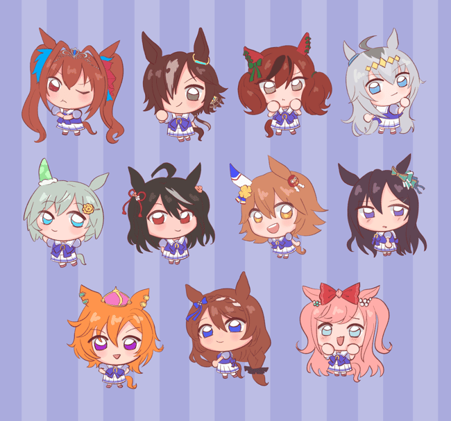 uma musume charms pt2 (PREORDER)