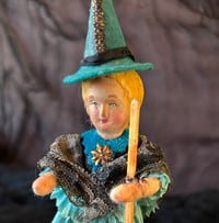 Image 1 of Halloween Spun Cotton Witch Petunia