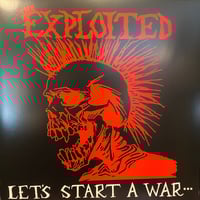 the EXPLOITED - "Let's Start A War..." LP (Yellow Vinyl) 