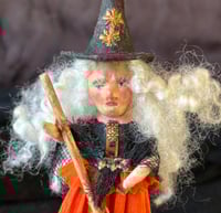 Image 1 of Halloween Spun Cotton Witch Matilda
