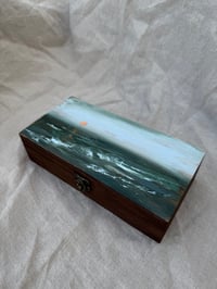 Image 3 of Hand Painted Wood Keepsake Box Number Two