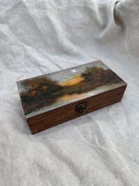 Image 2 of Hand Painted Wood Keepsake Box Number Three