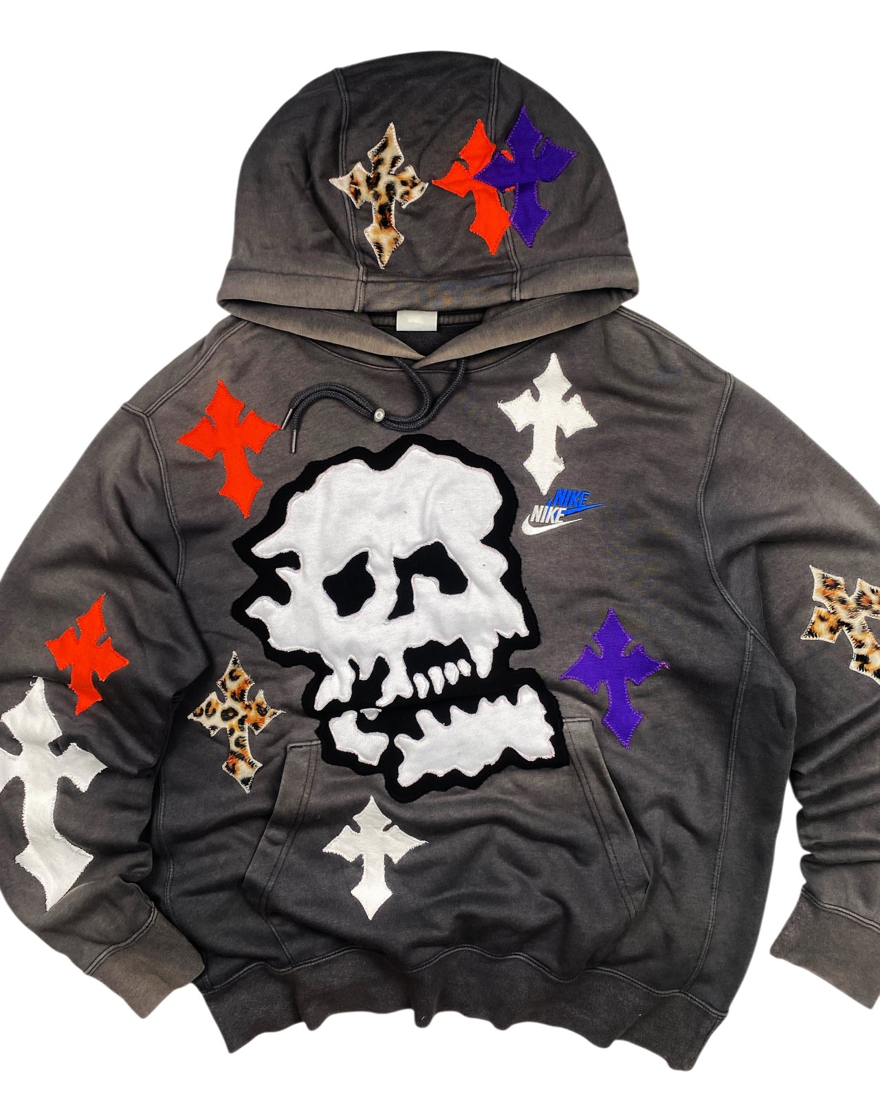 nike skull hoodie
