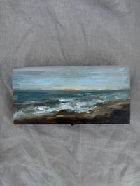 Image 2 of Hand Painted Wood Keepsake Box Number Four