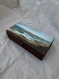 Image 3 of Hand Painted Wood Keepsake Box Number Four