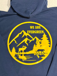 Hoodie Navy with Gold Lettering - (No Date)