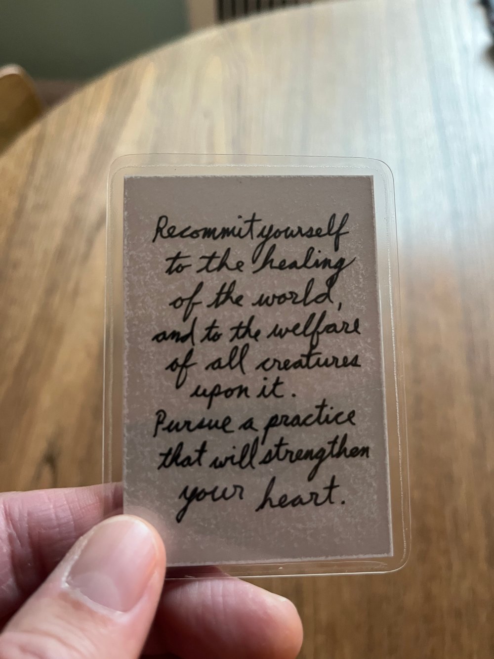 take that laminate out of your wallet and read it