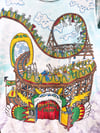 Grateful Dead 1993 Carnival T-Shirt - Size XL