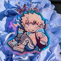 Image 2 of Bakugou Acrylic Charm