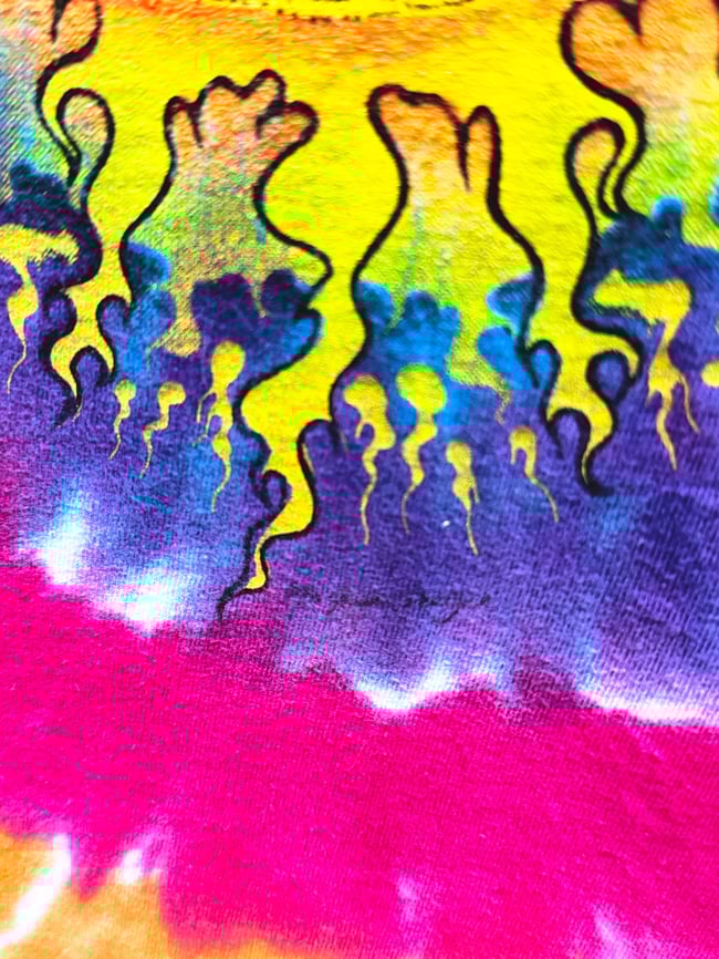 Jerry Jaspar 90s Smiling Sun T-Shirt - Size XL