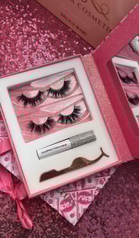 Image 1 of Princess Gift Set Bundle /Eyelash with Glue Tweezers Gift Set 