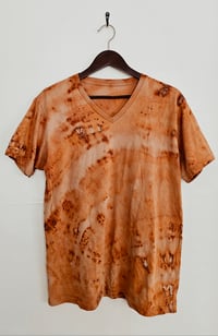 HARVEST distressed rust-dyed short sleeve tee