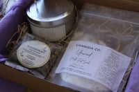 Image 1 of Cannisia Co. Self Care Gift Pack (Natural Soy Candle, Foot Soak, Calming Tea)