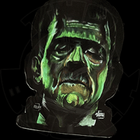 "FRANKENSTEIN" 4" x 4" STICKER • ORIGINAL PAINTING By: SAVO888