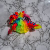 Image 2 of Fluffennutter keychain neon pink