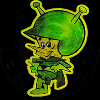 "KAZOO" 4" X 4" STICKER • ORIGINAL ART By: SAVO888