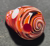 Image 4 of Frit Halloween Skull Bead