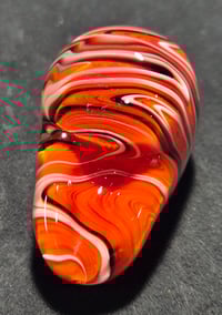 Image 5 of Frit Halloween Skull Bead