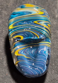 Image 5 of Frit Twilight Skull Bead